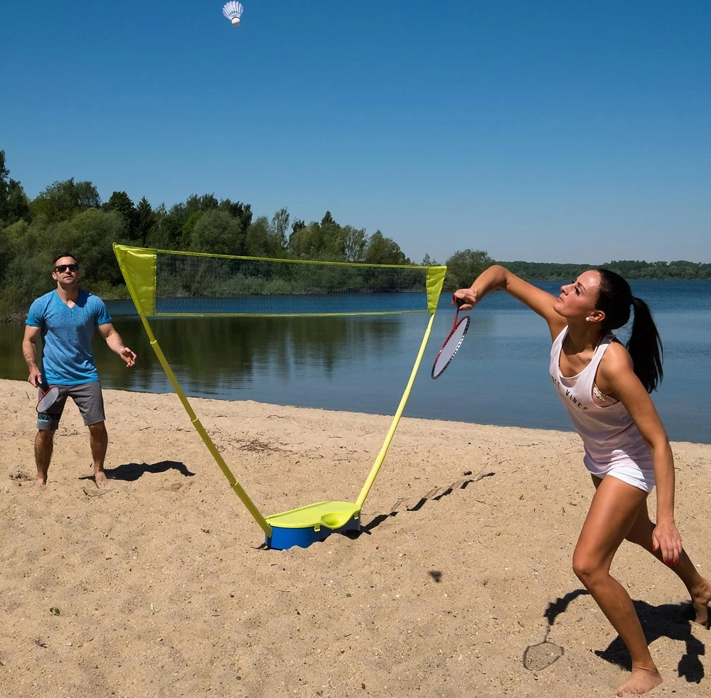 Badmintono rinkinys Schildkröt Compact su tinkleliu