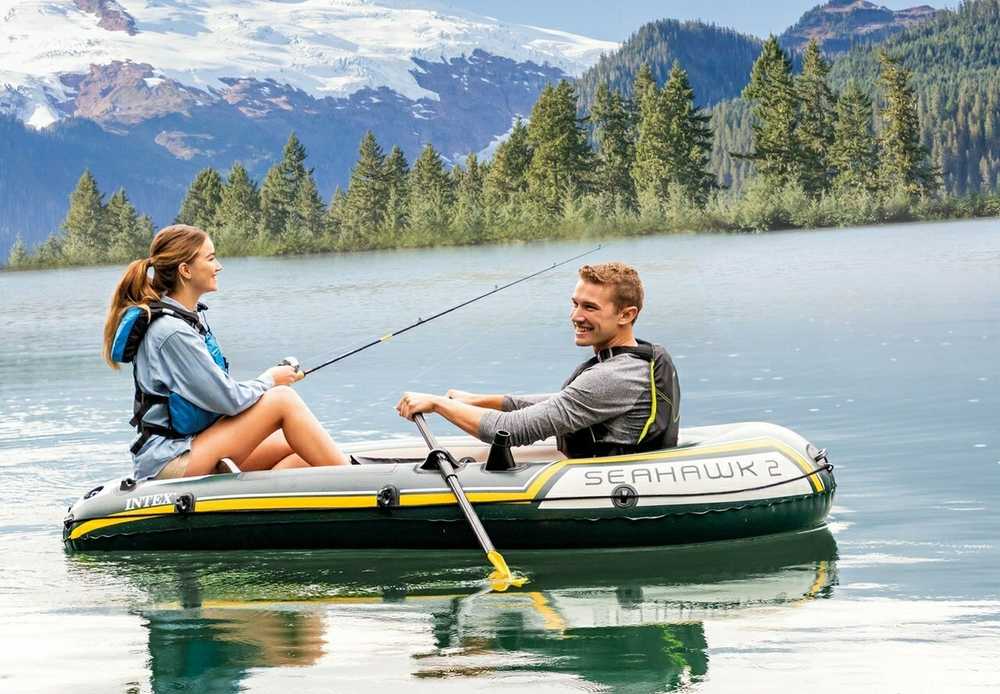 Pripučiama valtis Intex Seahawk II 236x114x41cm 68347NP