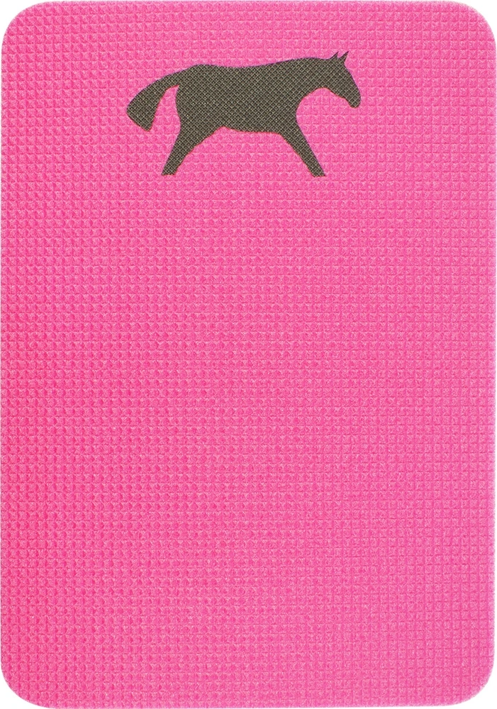 Sėdėjimo kilimėlis Yate Horse, 400x285x10 mm, rožinis/antracitas