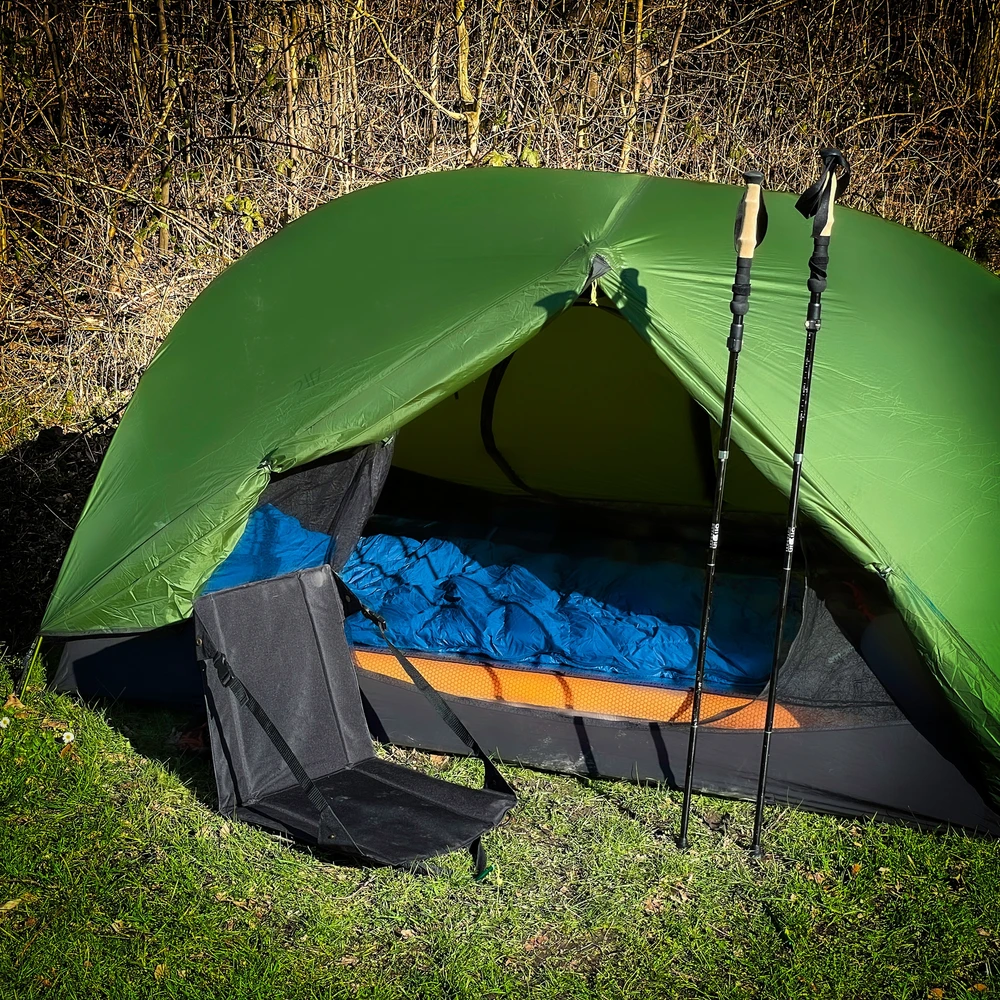 Kėdė Origin Outdoors Travelchair Trail, juoda