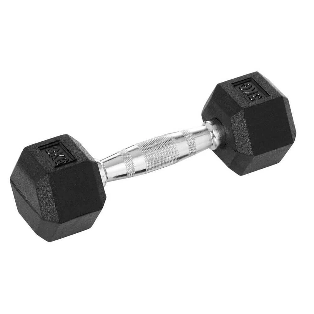 Šešiakampis hantelis inSPORTline HEX 14kg