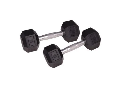 Šešiakampis hantelis inSPORTline HEX 14kg