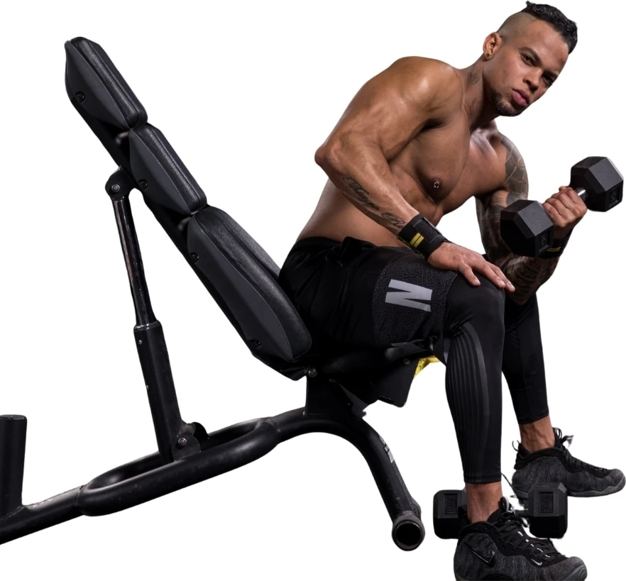 Šešiakampis hantelis inSPORTline Hexclusive 25 kg