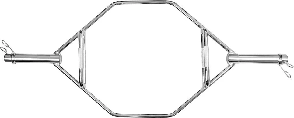 Šešiakampis olimpinis grifas inSPORTline Hexlif 140 cm / 50 mm - 21,8kg, apkrova 200 kg, su užraktais