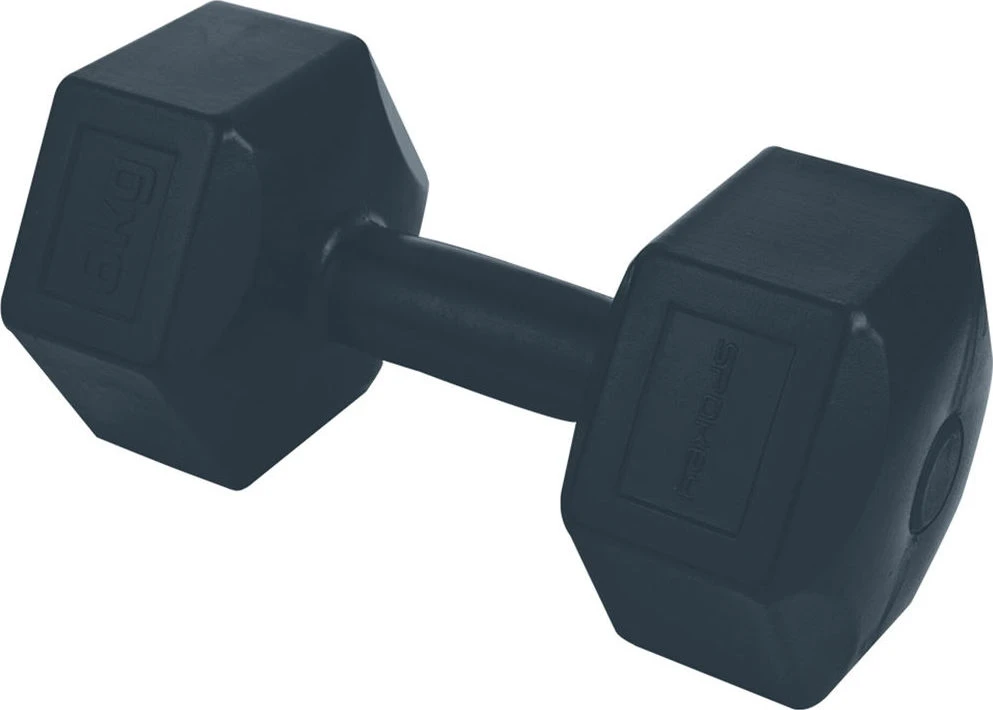 Šešiakampių hantelių rinkinys 2x6 kg Spokey MONSTER
