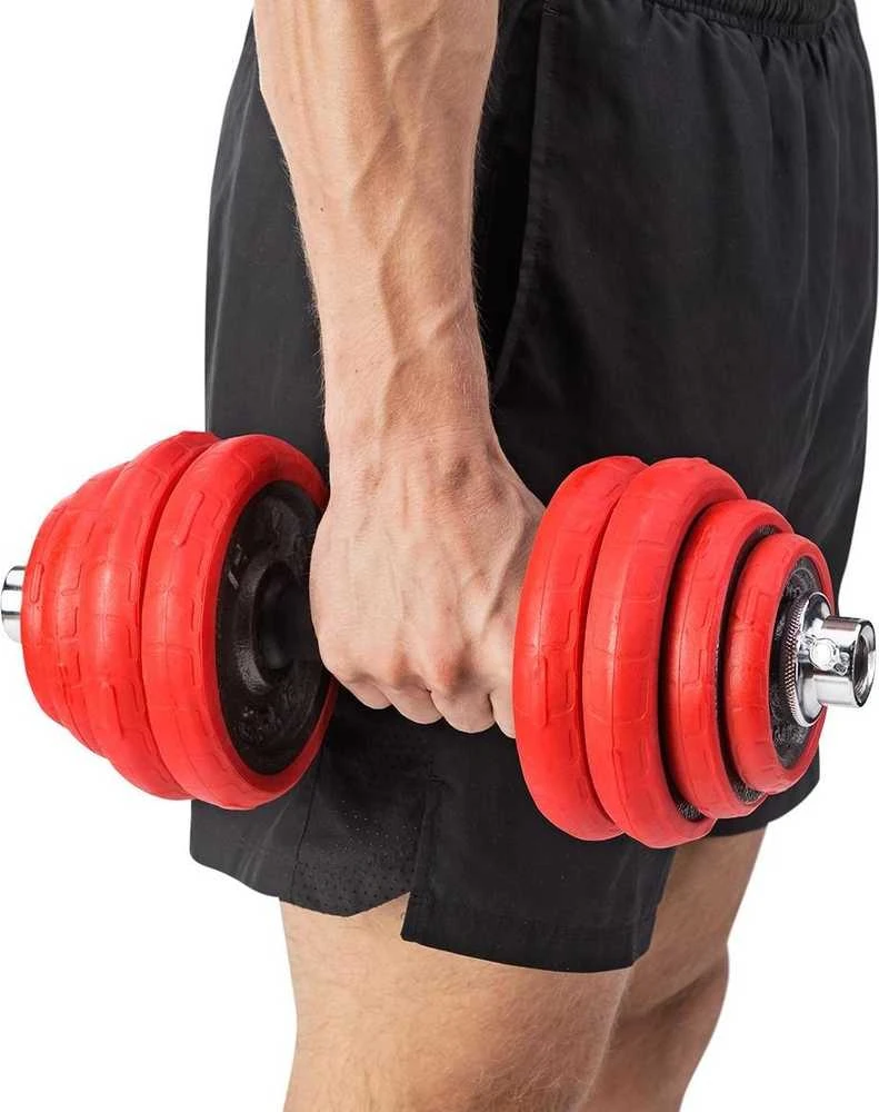 Keičiamo svorio hantelių ir štangos komplektas HMS SGGX20, 20 kg
