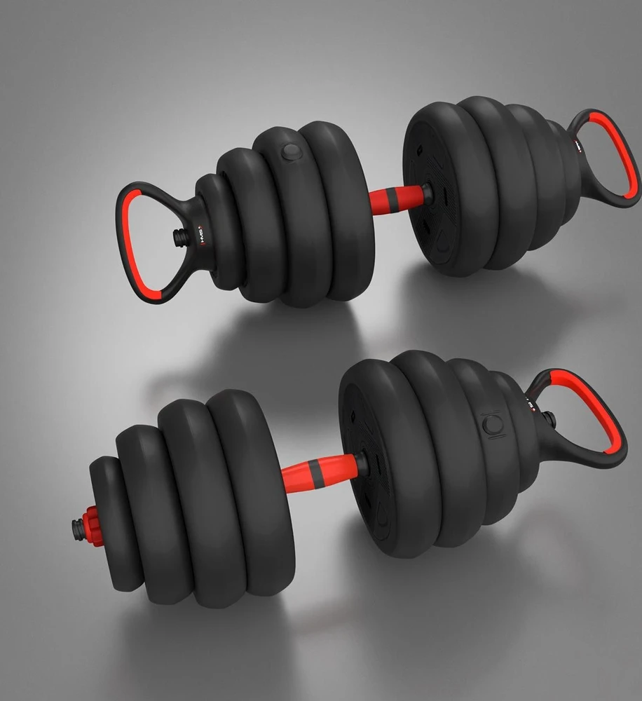 SGN140 Pro Set 6 viename svorių rinkinys, 2 dalys, 40 kg HMS