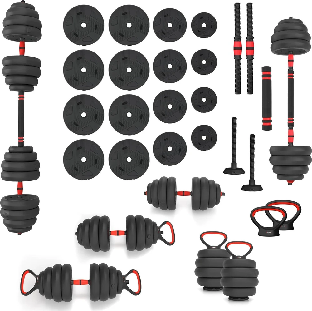 SGN140 Pro Set 6 viename svorių rinkinys, 2 dalys, 40 kg HMS