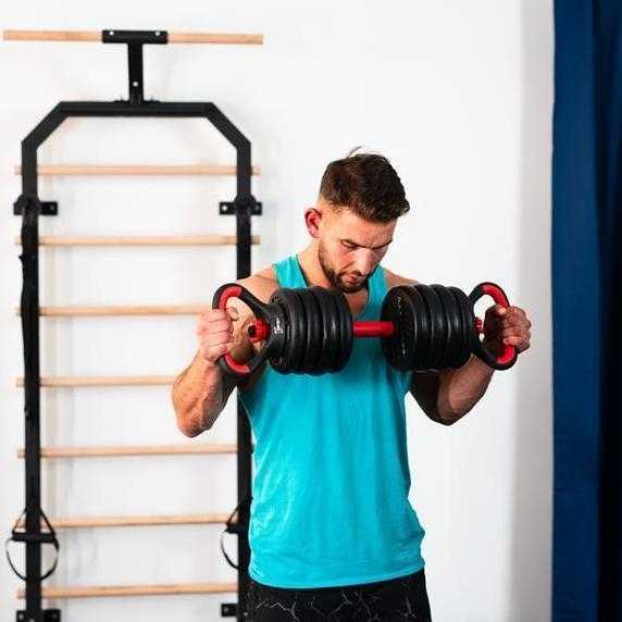 SGN140 Pro Set 6 viename svorių rinkinys, 2 dalys, 40 kg HMS