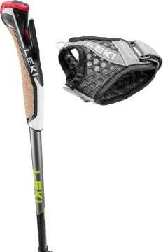 "Leki Traveller Alu 2023 Nordic Walking" juoda pora