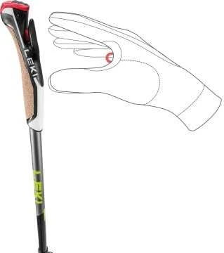 "Leki Traveller Alu 2023 Nordic Walking" juoda pora