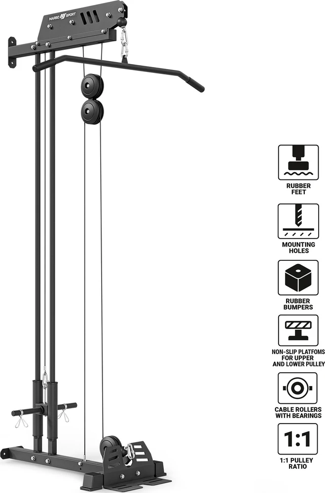 Sieninis keltuvas ant 2 kreipiančiųjų MS-W103 2.0 - Marbo Sport