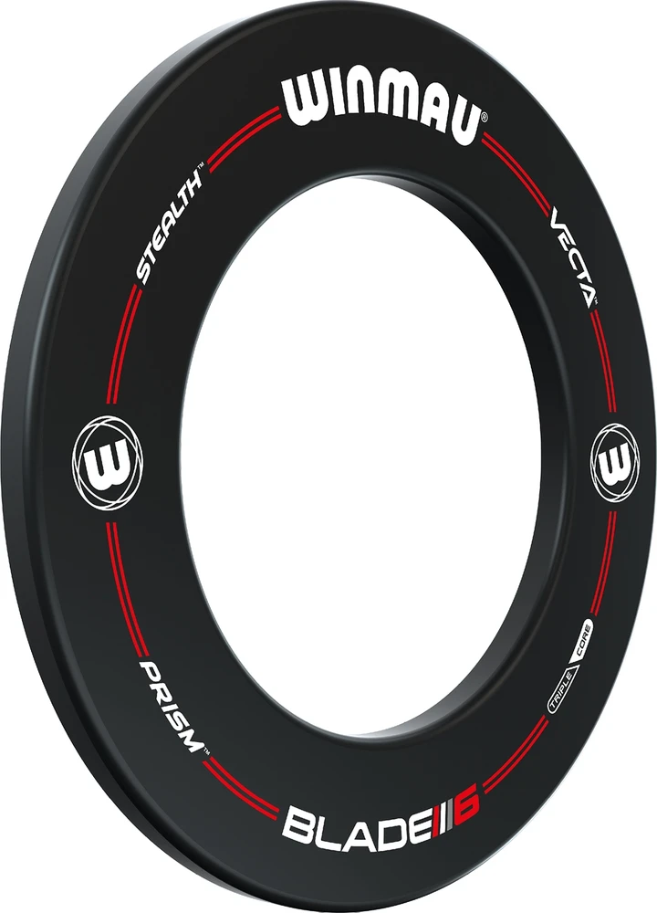 Apsauginis žiedas smiginiui Winmau Pro-Line, juodas