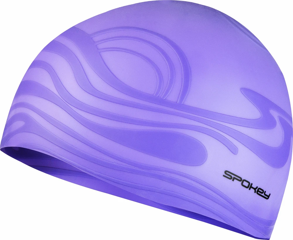 Silikoninė plaukimo kepuraitė violetinė Spokey SHOAL