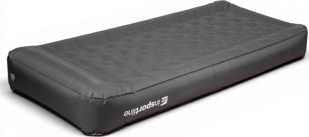 Single Inflatable Mattress inSPORTline Valkon 197x90x22 cm with Built-in Electric Pump