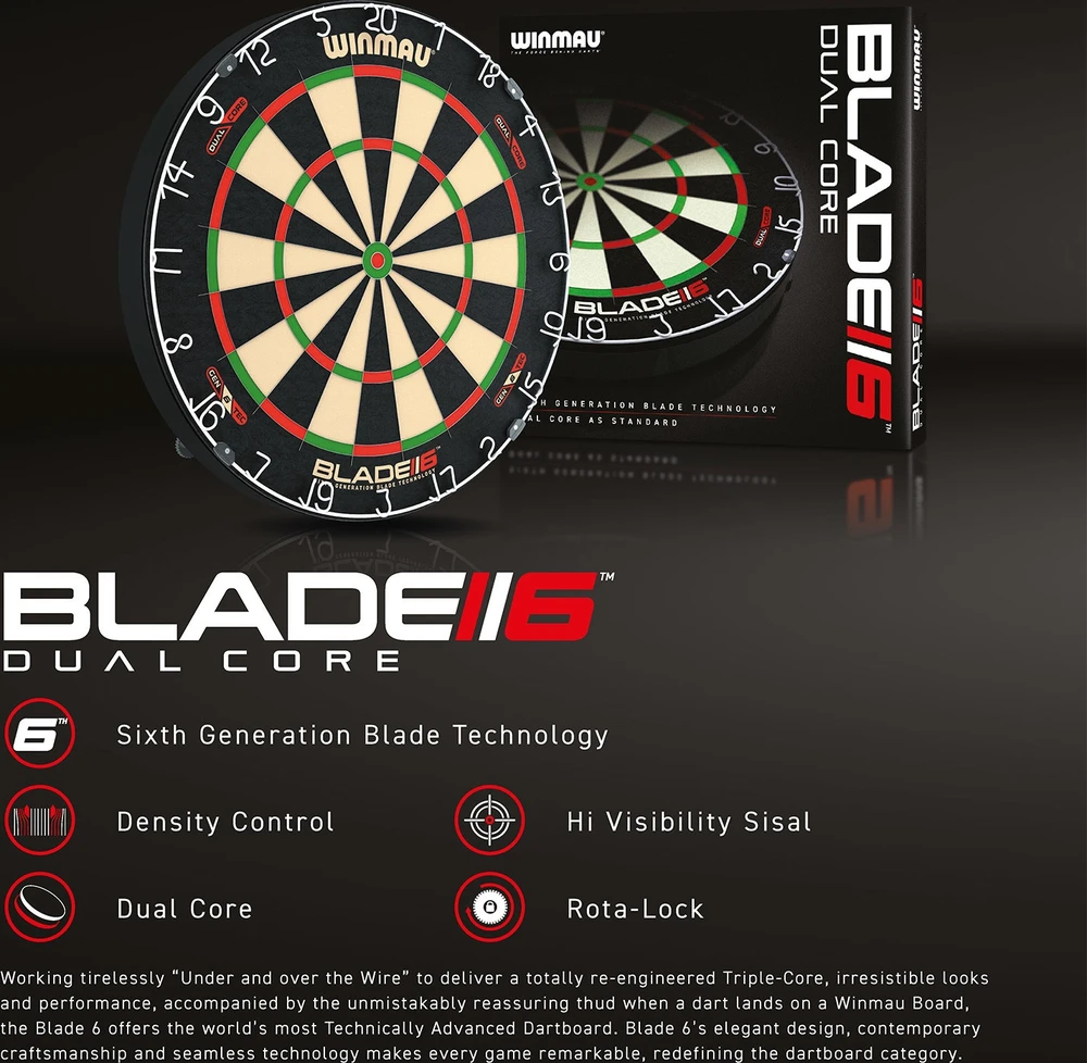 Smiginio taikinys Winmau Blade 6 Dual Core