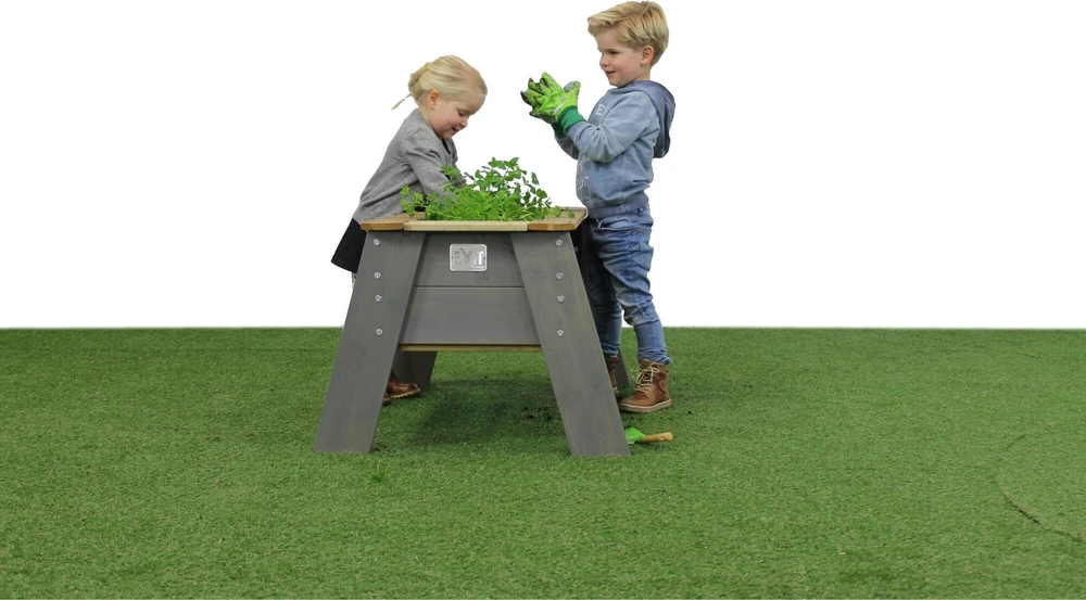 EXIT Aksent Kids Planter Table L Table planter Freestanding Wood Pilkas Outdoor