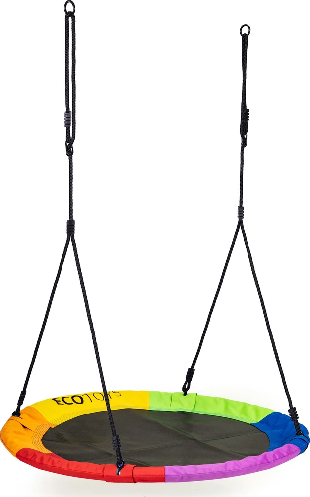 Grandininis pjūklas Sodo sūpynės gandro lizdas 100 cm spalvotos ECOTOYS