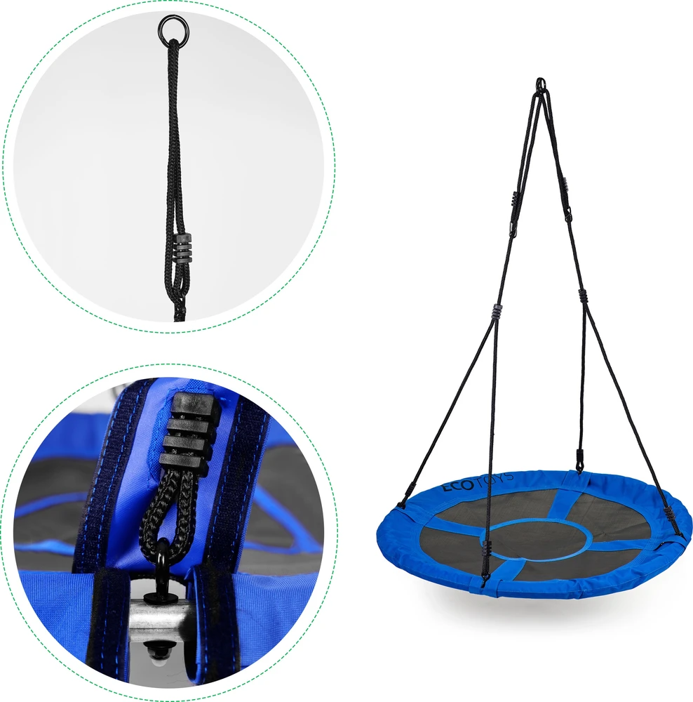 Sodo sūpynės 100 cm, mėlynos ECOTOYS