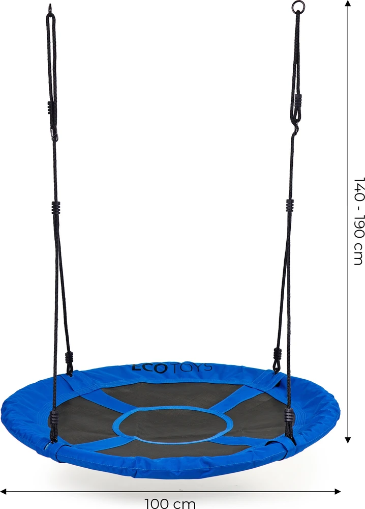 Sodo sūpynės 100 cm, mėlynos ECOTOYS