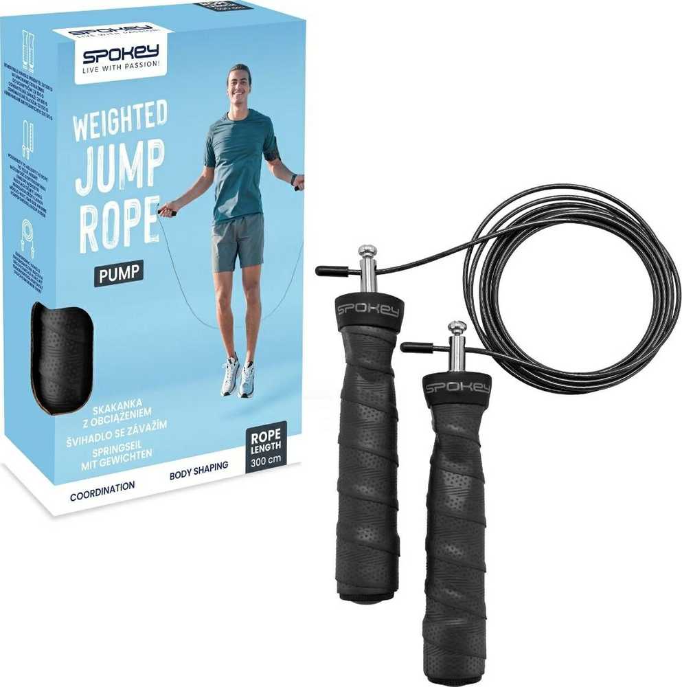 Šokinėjimas per virvutę su guoliais "Spokey PUMP
