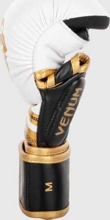 MMA pirštinės Venum Challenger 3.0 – baltos/juodos/auksinės