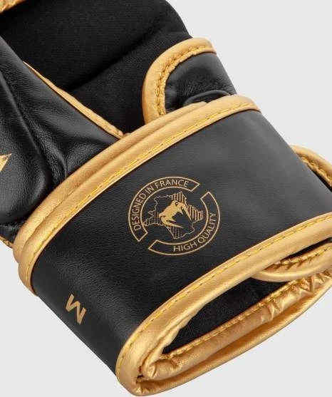 MMA pirštinės Venum Challenger 3.0 – baltos/juodos/auksinės