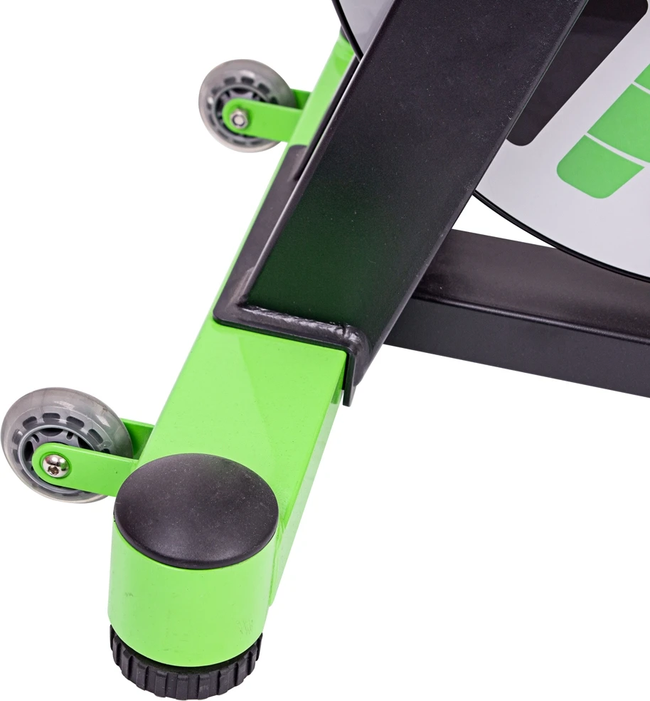 Spiningo dviratis inSPORTline Airin (iki 150kg, smagr. 20kg) - Juodas-Sidabrinis