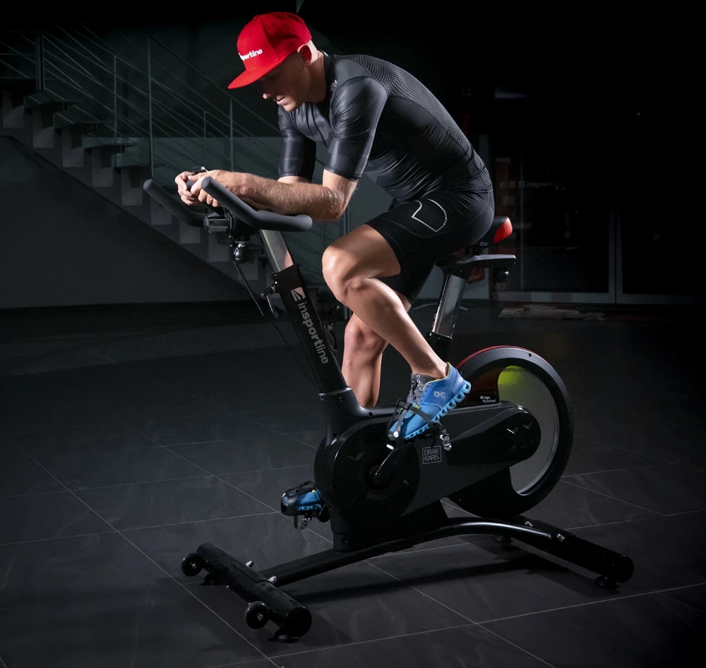 Spiningo dviratis inSPORTline Drakkaris (iki 130kg, smagr. 18kg)