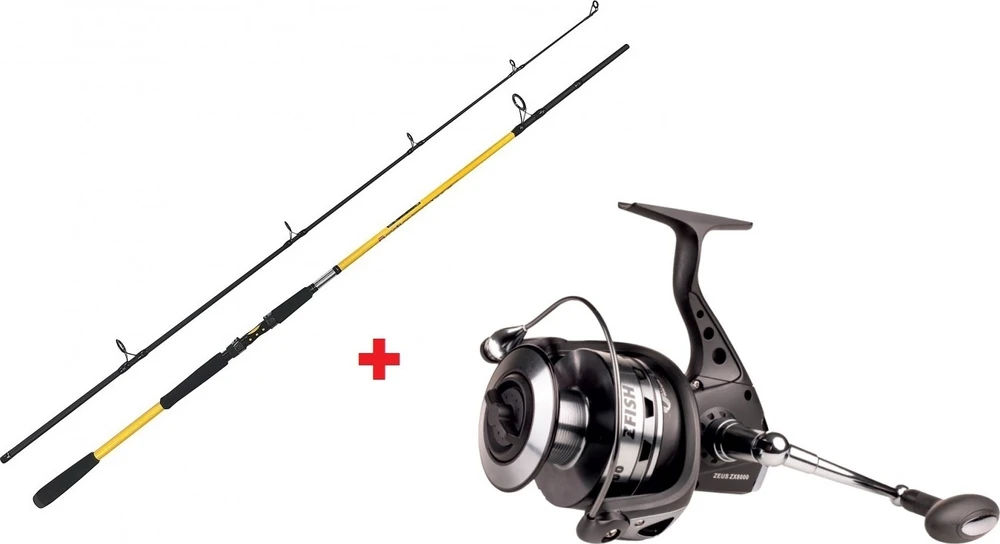Spiningo ir ritės komplektas ZFish Combo Kodiak, 2,40 m, Zeus ZX8000