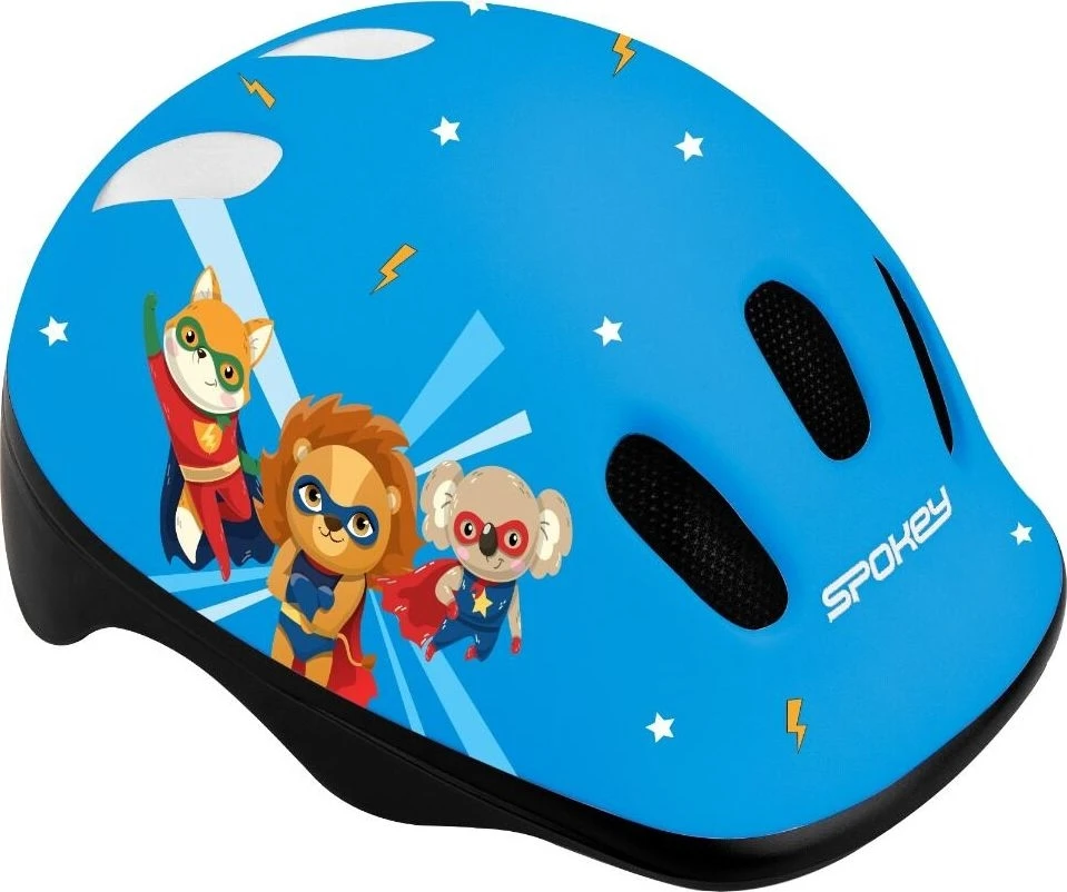Spokey FUN vaikiškas šalmas M mėlynas