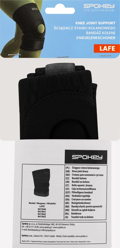 Spokey Neopreninis riešo įtvaras LAFE H, dydis S