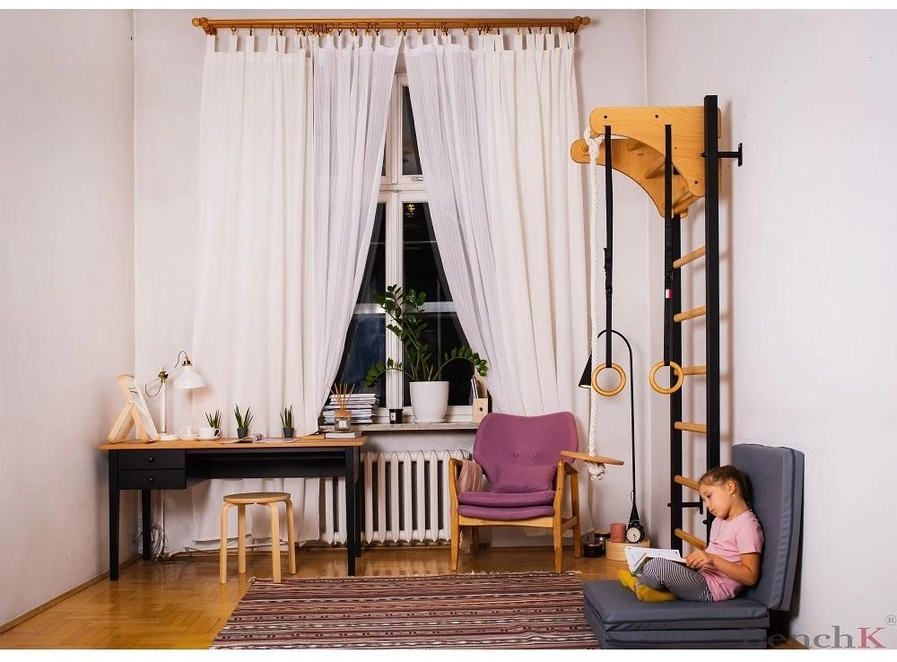 Sporto kompleksas vaikams (gimnastikos sienelė) BenchK 212B 230x67cm