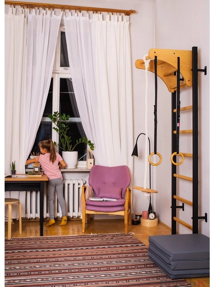 Sporto kompleksas vaikams (gimnastikos sienelė) BenchK 212B 230x67cm