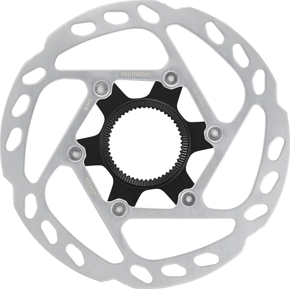 Shimano Rotor 140mm Lock Int.SM-RT64 w/LRing Juodas