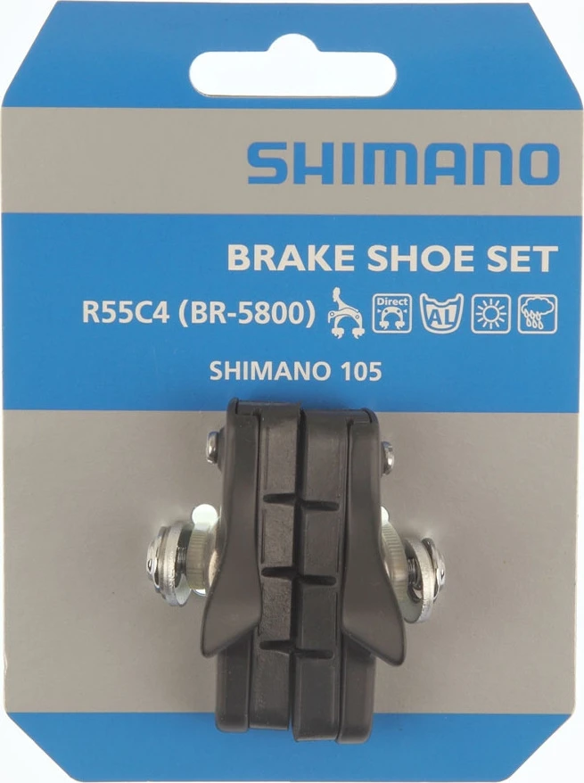 Stabdžių kaladėlės Shimano R55C4 V-Brake