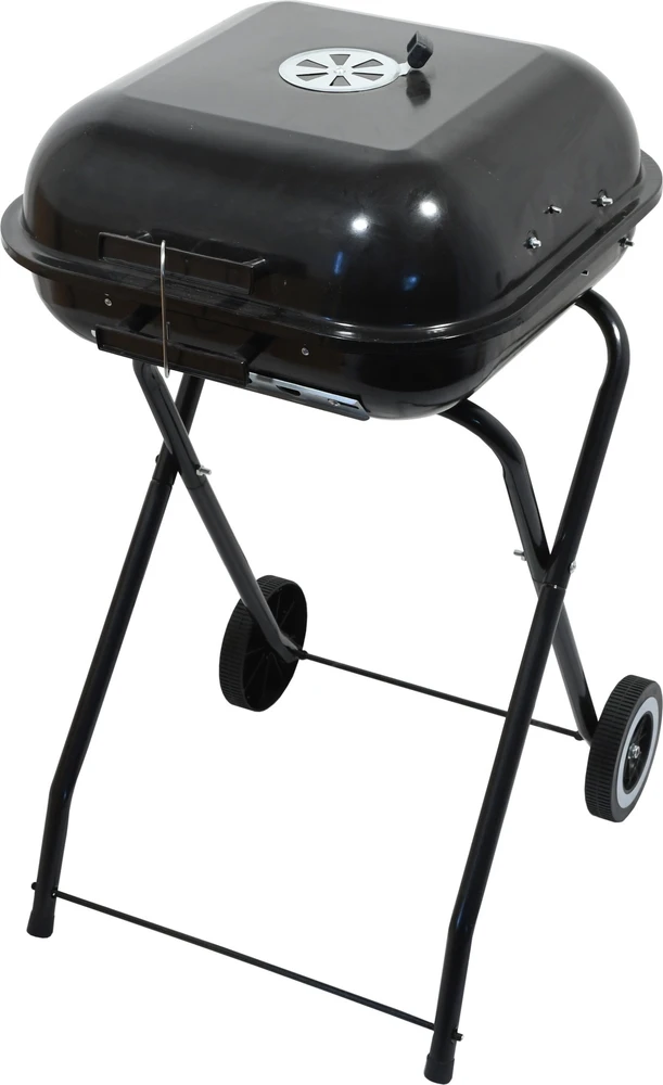 Stačiakampio formos anglies grilis Cattara Trapani 46 cm