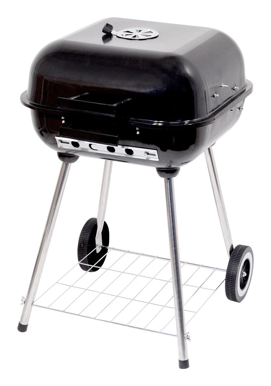 Stačiakampio formos anglies grilis Cattara Trapani 46 cm