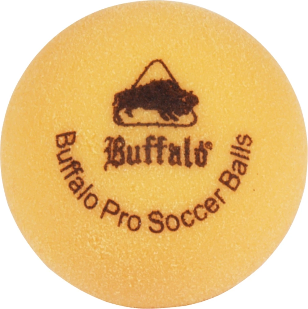 Stalo futbolo kamuoliukų rinkinys Buffalo Pro, geltona, 6 vnt.