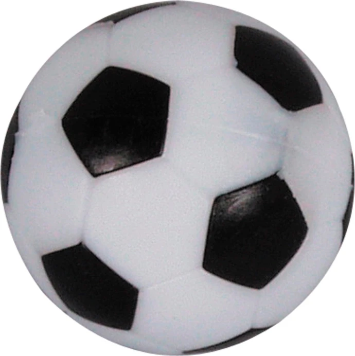 Stalo futbolo kamuoliukas Buffalo, juodas / baltas, 36 mm