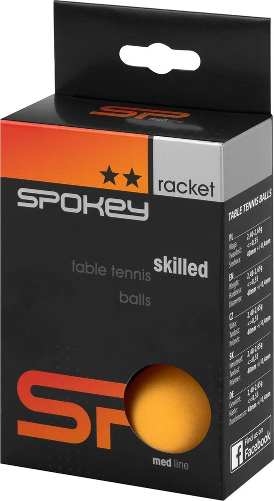 Stalo teniso kamuoliukai Spokey Skilled, 6 vnt.