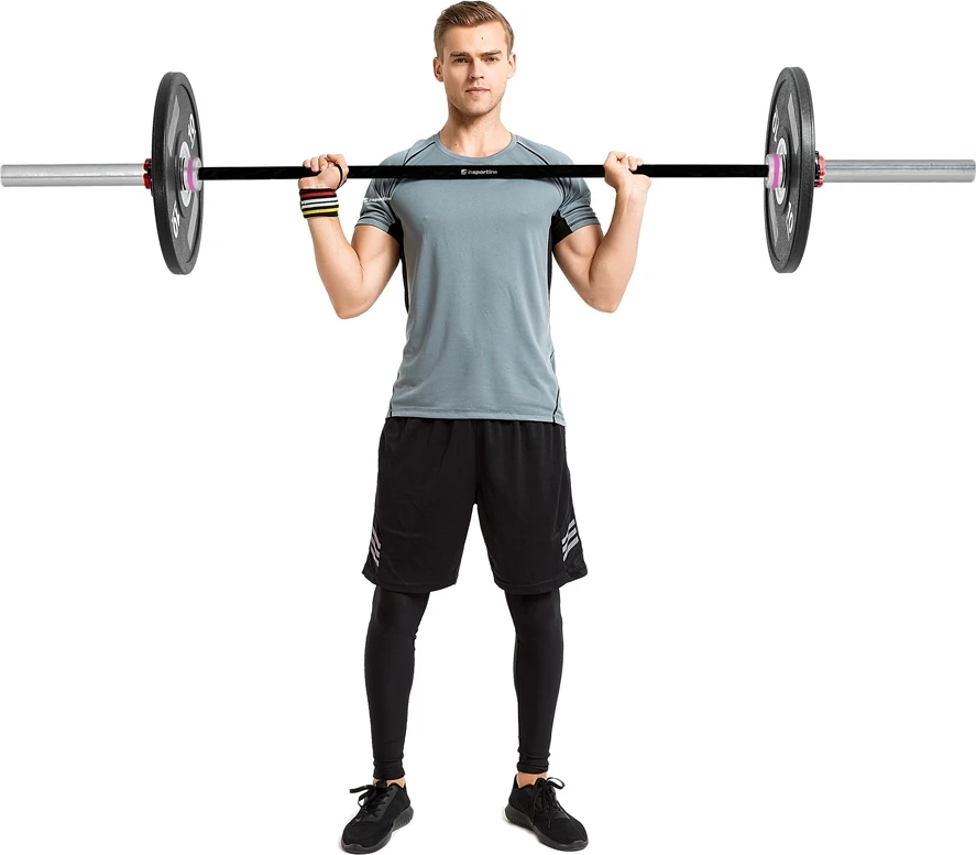 50 mm olimpinis grifas su guoliais tinkamas mėtymui 201 cm (apkrova iki 250 kg) inSPORTline OB-86 WTBH4