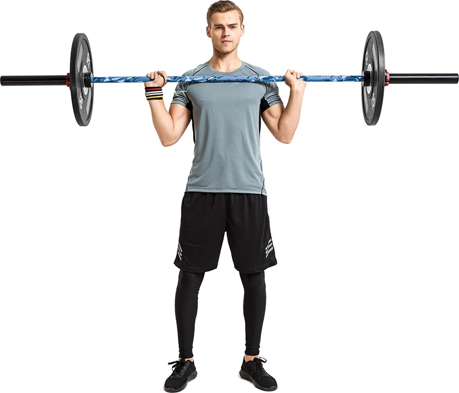50mm olimpinis grifas su guoliais tinkamas mėtymui 201cm (apkrova iki 450kg) inSPORTline OB-86 PCWC