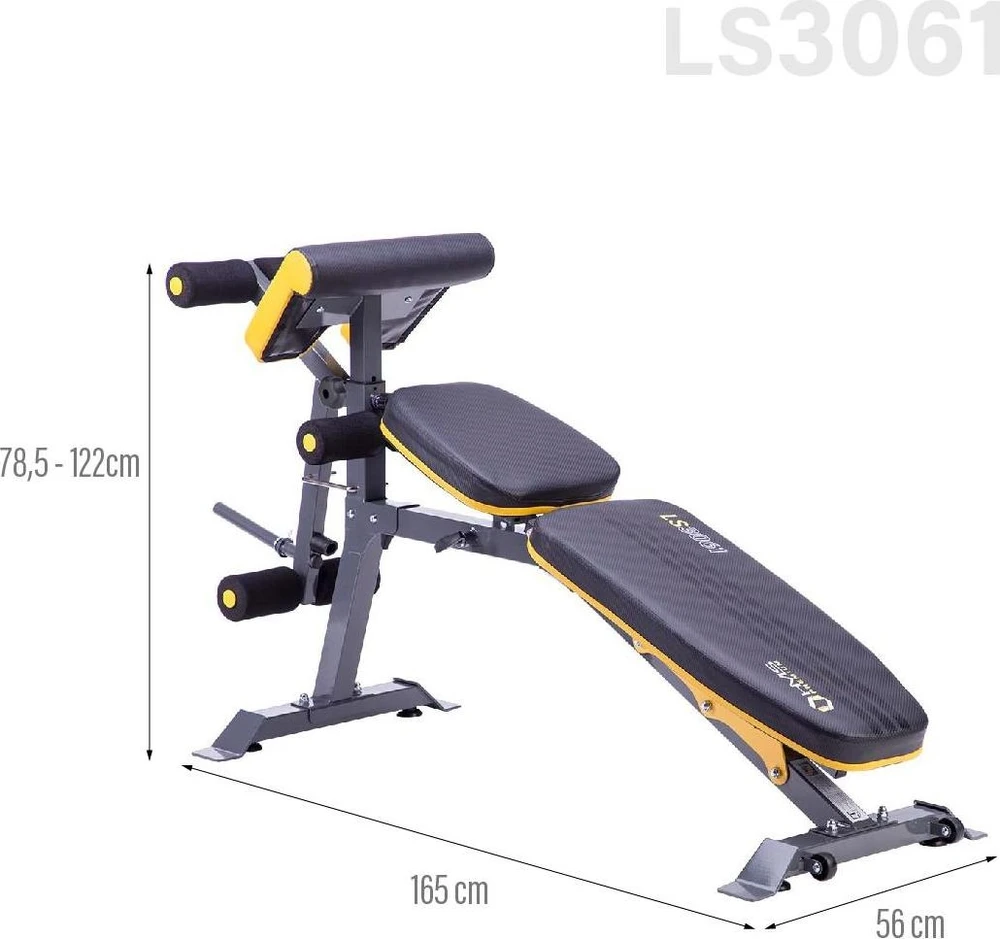 LS3061 BARBELL BENCH HMS PREMIUM