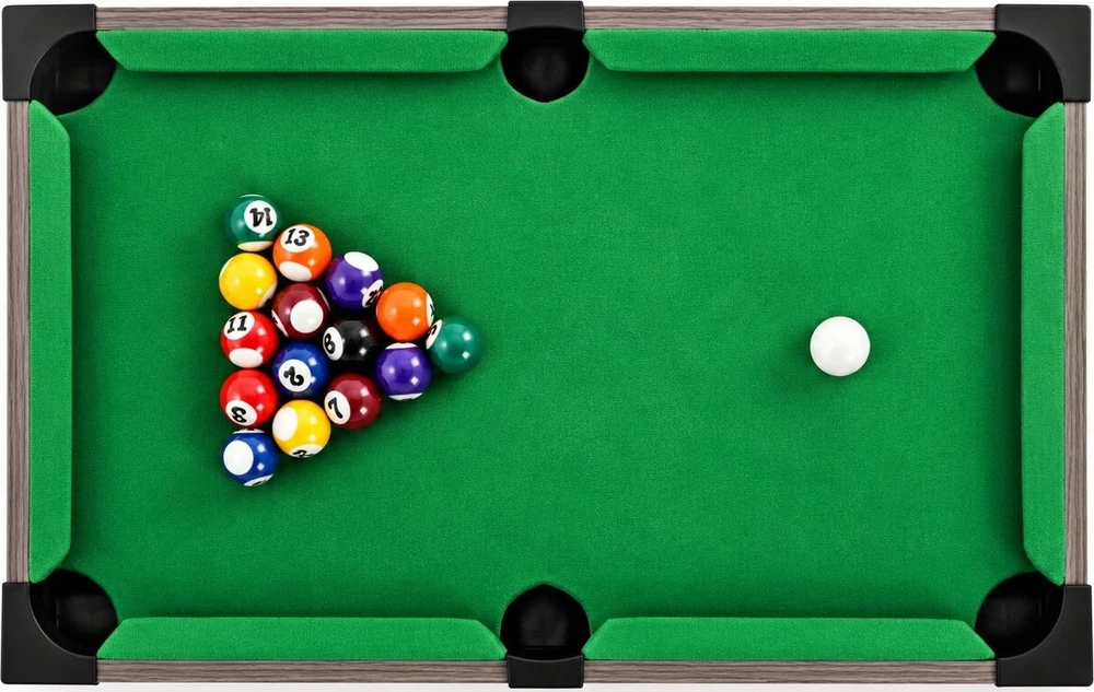 Stół do bilarda mini 50x30 cm komplektas do gry vaikams priedai ECOTOYS