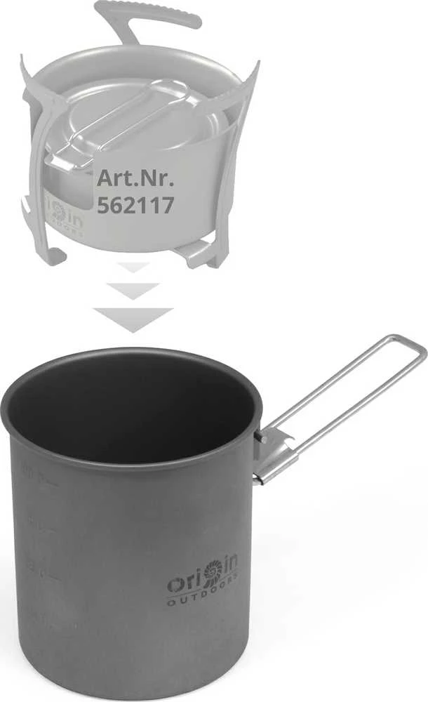 Stovyklavimo puodas Origin Outdoors Titanium