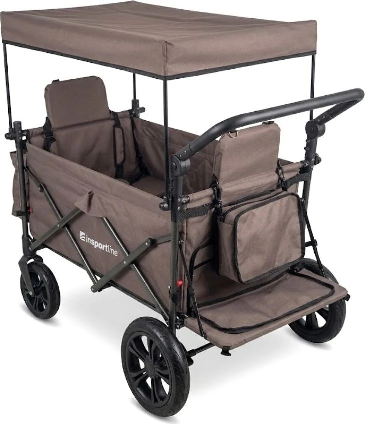 Sudedamas transportavimo vežimėlis inSPORTline StrollKidz vaikams vežti
