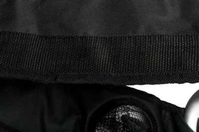 Sudedama kėdė BasicNature Travel Comfort, juoda