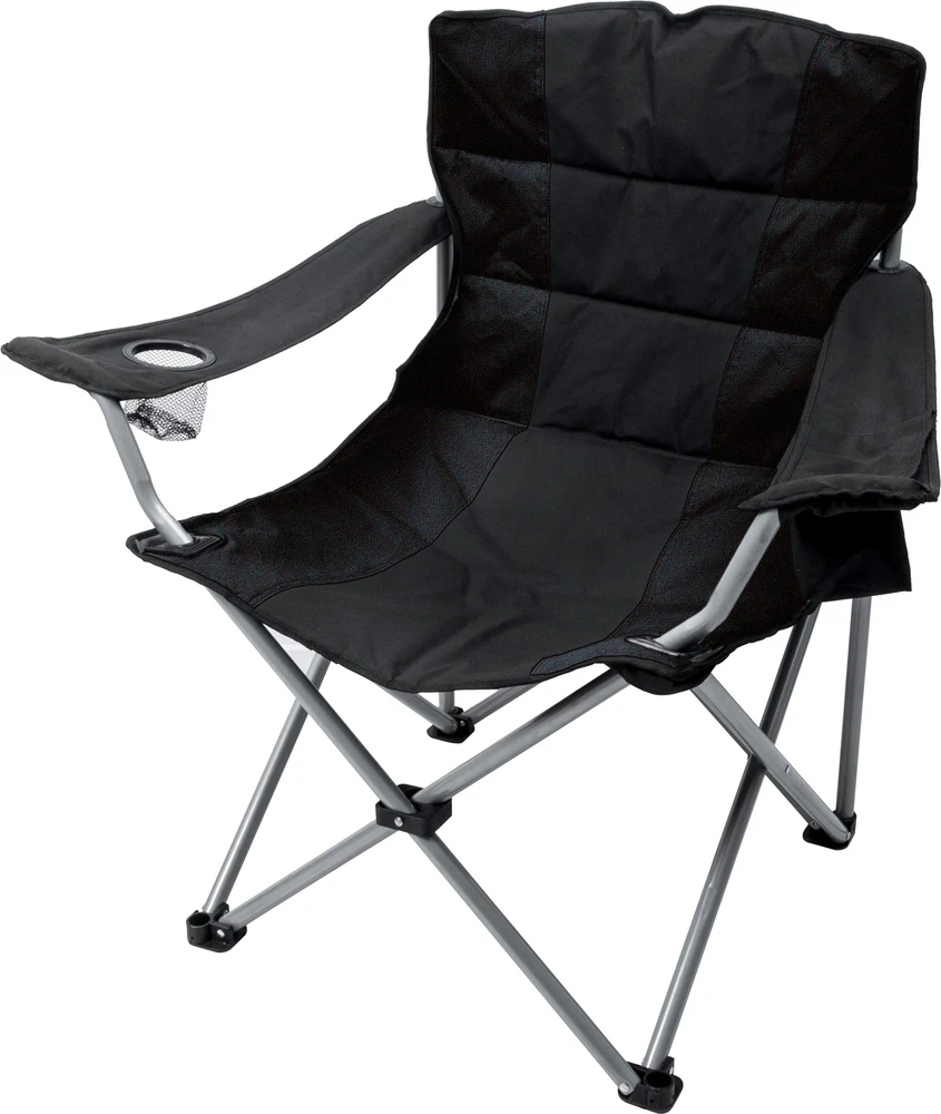 Sudedama kėdė BasicNature Travelchair Holiday, juoda