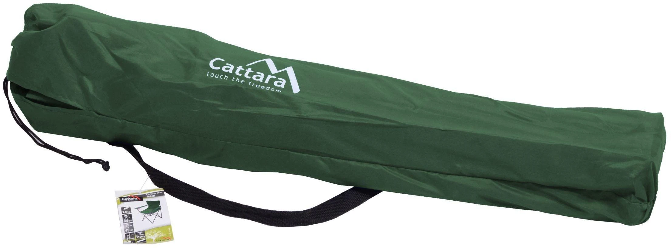 Sulankstoma stovyklavimo kėdė Cattara Bari – žalia